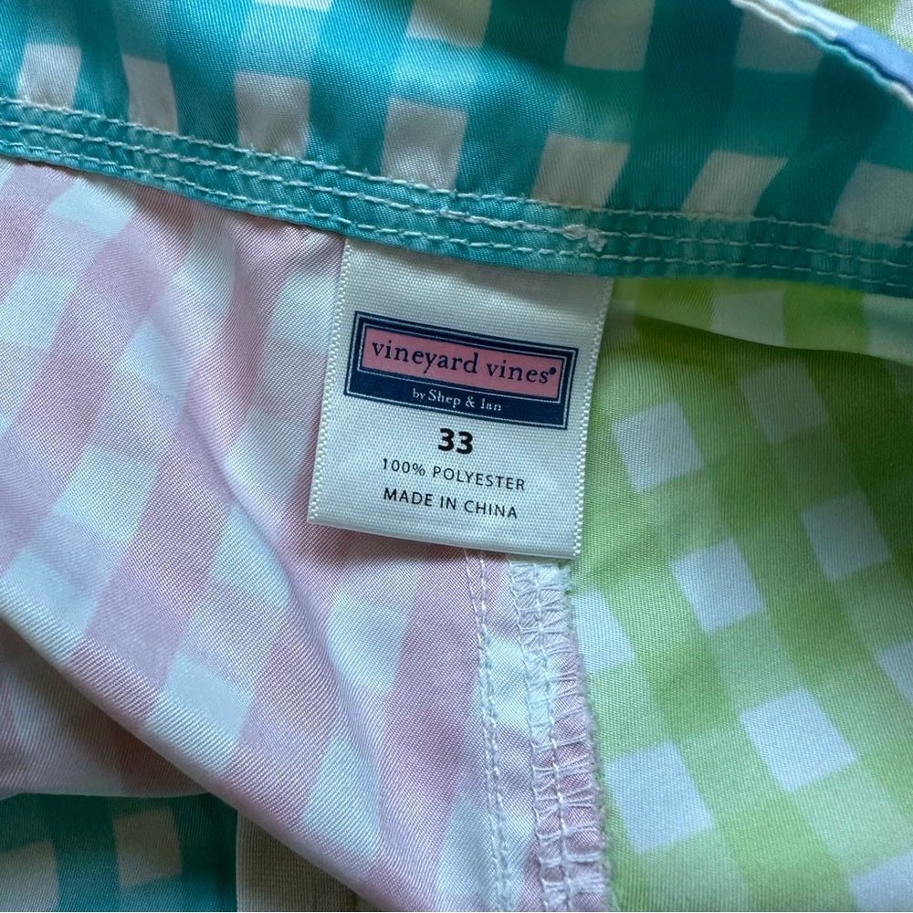 Vineyard Vines Swim Trunks Patchwork 33 - image 3